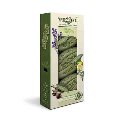 Aphrodite Набор мыла оливкового Ароматные травы: шалфей и лимон, натуральное, лаванда арт. 126200402