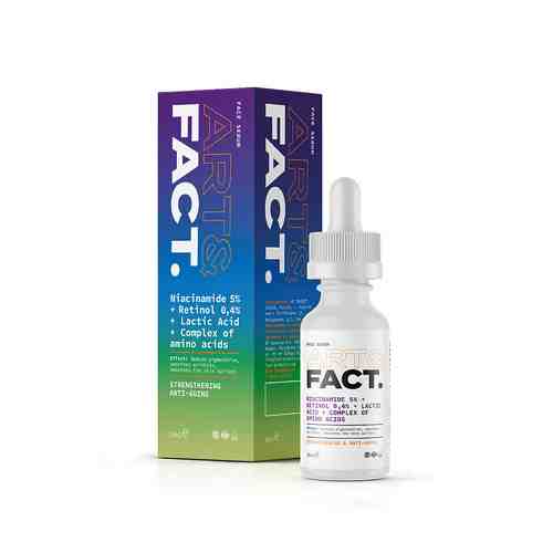 ART&FACT Омолаживающая сыворотка для лица с ниацинамидом и инкапсулированным ретинолом арт. 126500149