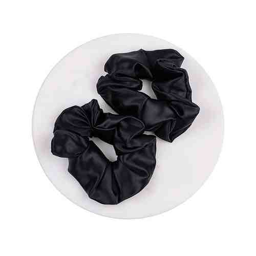 AYRIS SILK Резинки широкие из натурального шёлка, цвет глубокий черный арт. 127200105