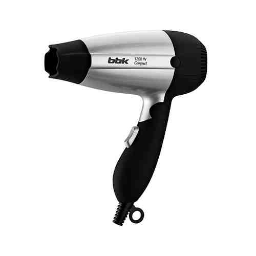 BBK Фен для волос BHD1200 черный/серебро арт. 131401633
