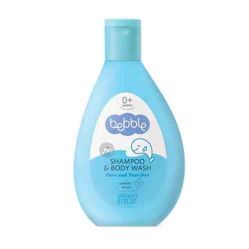 BEBBLE Шампунь для волос и тела детский Shampoo & Body Wash 0+ арт. 121400140