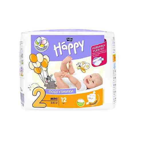 BELLA BABY HAPPY Подгузники для детей Mini с эластичными боковинками арт. 134101145