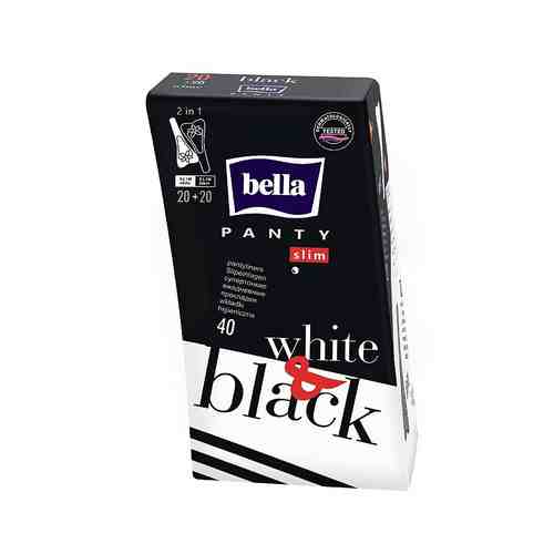 Bella Прокладки ежедневные супертонкие bella Panty Slim Black&White арт. 126201202