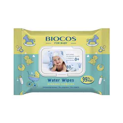 BIOCOS Влажные салфетки детские Water Wipes с клапаном арт. 122900341