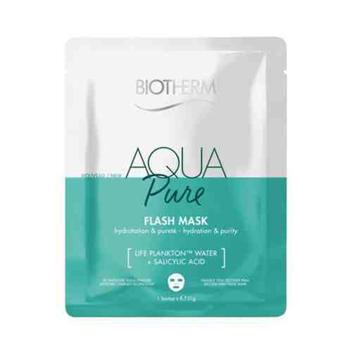 BIOTHERM Тканевая маска для лица Увлажнение и Очищение Aqua Pure Flash Mask арт. 106100080