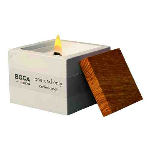BOCA AROMA Свеча ароматическая ONE AND ONLY, ветивер, бобы тонка, бергамот арт. 132900049