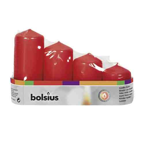 BOLSIUS Свечи столбик Bolsius Classic красные арт. 132500220