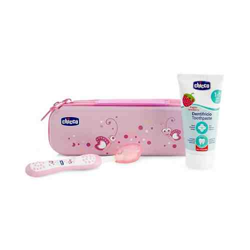 Chicco Набор детский для чистки зубов (розовый) арт. 126200723