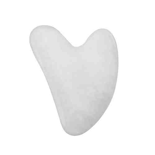 ЧИОС Скребок гуаша Сердце в подарочной упаковке Белый нефрит арт. 132000449