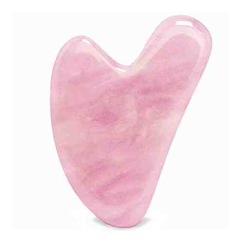 ЧИОС Скребок гуаша Сердце в подарочной упаковке Розовый кварц арт. 132000442