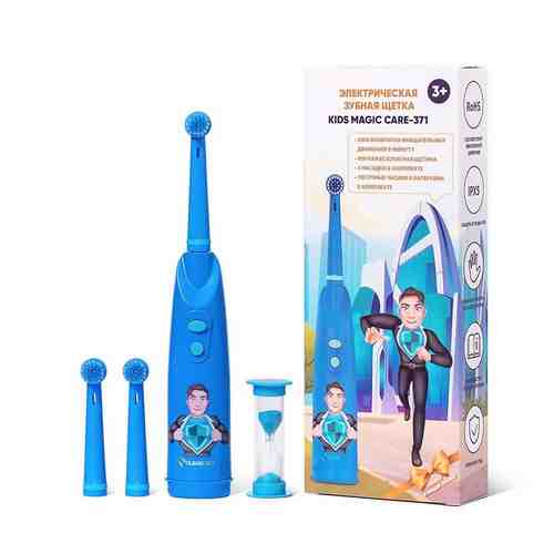 CLEARDENT Электрическая зубная щетка детская Kids Magic Care супергерой арт. 129901547