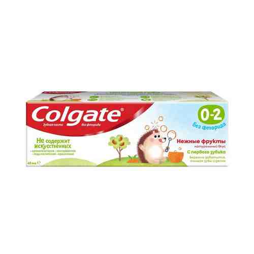 COLGATE Детская зубная паста без фторида 0-2 Нежные фрукты арт. 120800285
