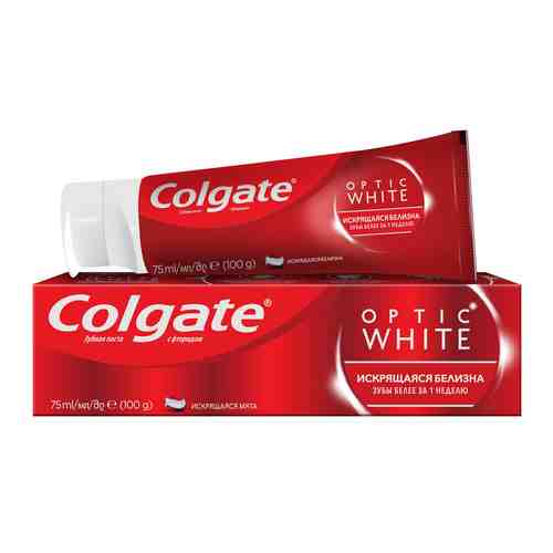 COLGATE Отбеливающая зубная паста Искрящаяся белизна Colgate Optic White арт. 129100480