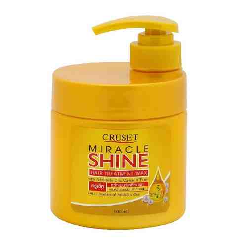 CRUSET Маска ботокс для волос, 5 чудо масел, супер сияние и защита воском Miracle Shine Wax арт. 131900565