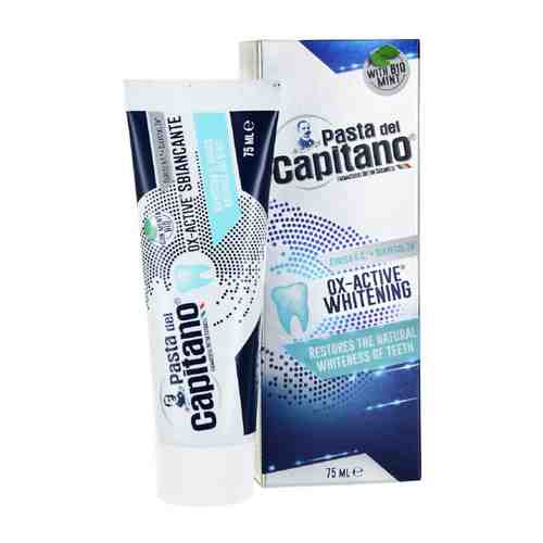 DEL CAPITANO Зубная паста Комплексное отбеливание по технологии Ox-Active арт. 128700355