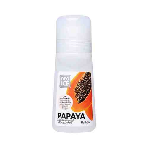 DEOICE Минеральный дезодорант Roll-On Papaya арт. 131100803