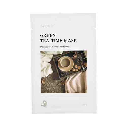 DETOSKIN Маска для лица DETOSKIN TEA-TIME c экстрактом листьев зеленого чая арт. 126800314