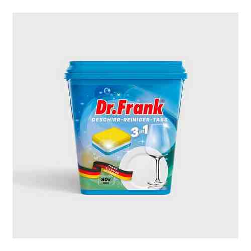 DR.FRANK Таблетки для посудомоечной машины geschirr-reiniger tabs 3 in 1 арт. 133900091