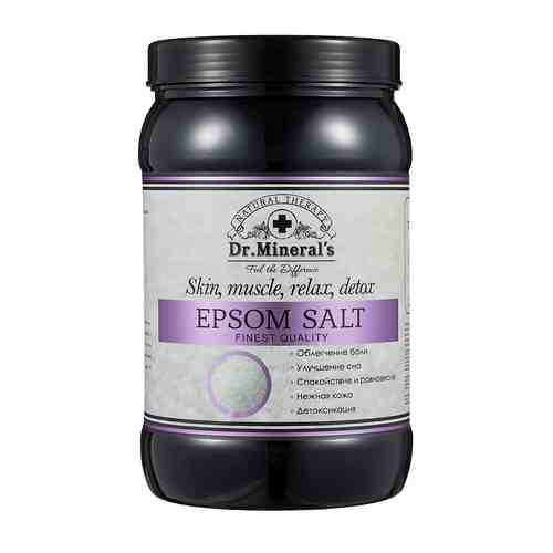 Dr.Mineral’s Соль для ванн Английская (Epsom), банка 2,7 кг арт. 125000258