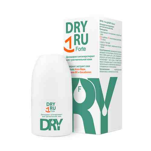 DRY RU Forte Дезодорант-антиперспирант для чувствительной кожи арт. 119400007
