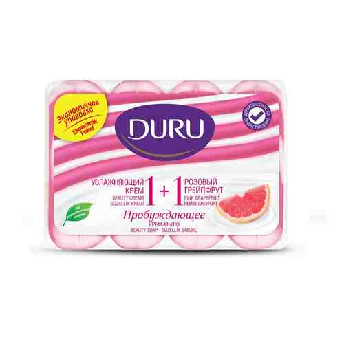 DURU Туалетное крем-мыло 1+1 Увлажняющий крем & Розовый Грейпфрут арт. 133000482