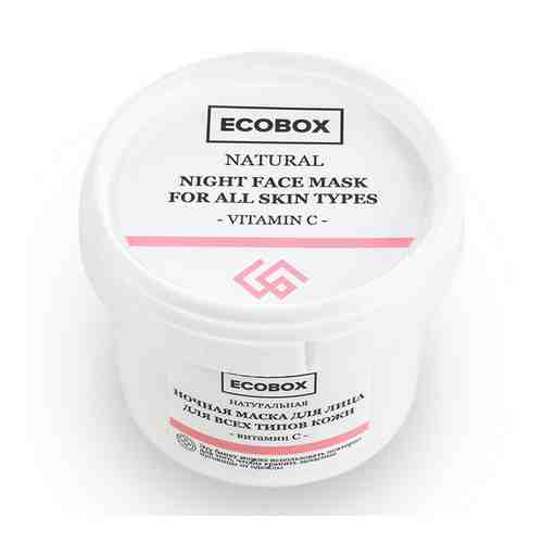 ECOBOX маска для лица night face mask for all skin types арт. 113800358