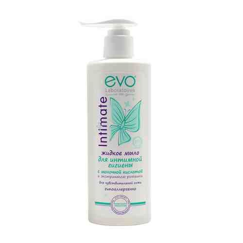 EVO LABORATOIRES Жидкое мыло для интимной гигиены для чувствительной кожи Intimate с молочной кислотой, рН 5,2 арт. 118500716