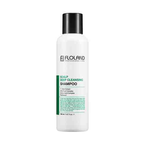 FLOLAND Глубокоочищающий укрепляющий шампунь с кислотами и пантенолом Scalp Deep Cleansing Shampoo арт. 130700069