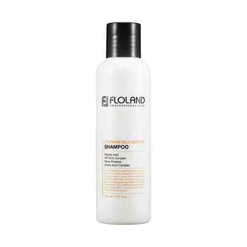 FLOLAND Шампунь восстанавливающий с кератином, аминокислотами и маслами Premium Silk Keratin Shampoo арт. 130700067