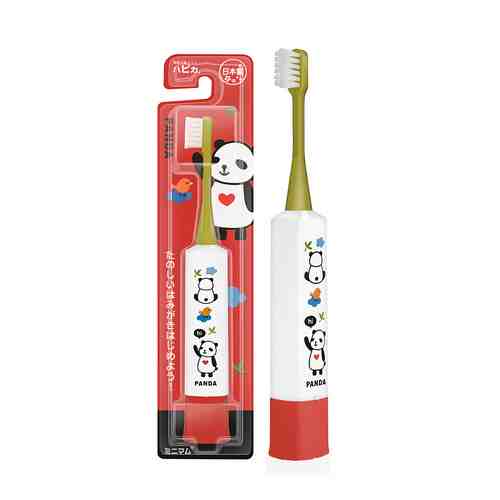 HAPICA Детская электрическая звуковая зубная щётка DBK-5GWR Panda 3-10 лет арт. 131402394