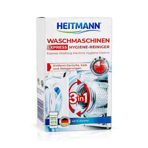 HEITMANN Экспресс-очиститель для стир машин Waschmaschinen Hygiene-Reiniger Express арт. 130500352