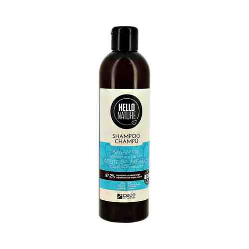 HELLO NATURE Шампунь для волос ARGAN OIL с аргановым маслом (восстановление) арт. 107400485
