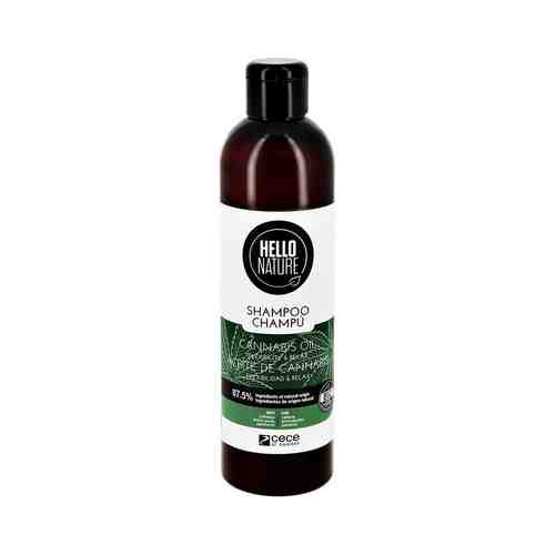 HELLO NATURE Шампунь для волос CANNABIS OIL с маслом конопли (мягкость и эластичность) арт. 107400476