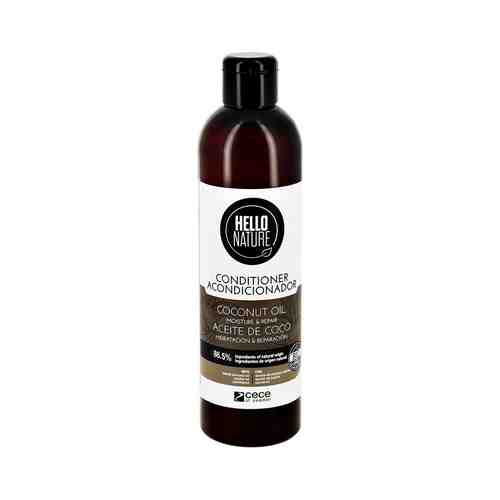 HELLO NATURE Шампунь для волос COCONUT OIL с кокосовым маслом (увлажнение и восстановление) арт. 107400474