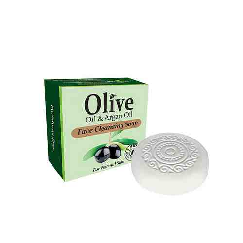 HERBOLIVE Оливковое мыло для умывания с маслом арганы арт. 129400077