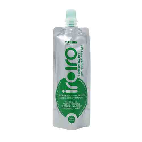 IROIRO Семи-перманентный краситель для волос 110 GREEN Зеленый арт. 127200026