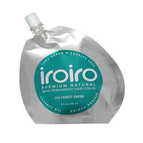 IROIRO Семи-перманентный краситель для волос 113 FOREST GREEN Лесная зелень арт. 127200058