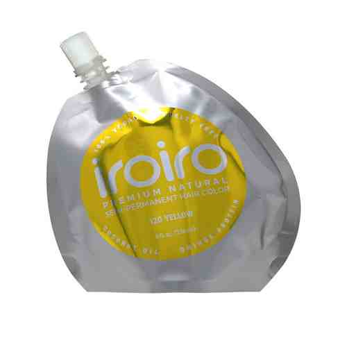 IROIRO Семи-перманентный краситель для волос 120 YELLOW Желтый арт. 127200060