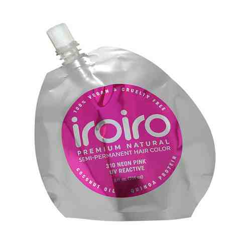 IROIRO Семи-перманентный краситель для волос 310 NEON PINK Неоновый розовый арт. 127200010