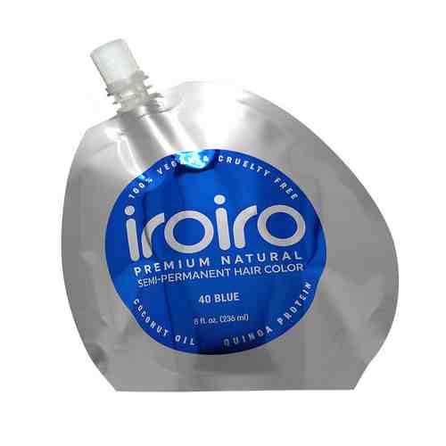 IROIRO Семи-перманентный краситель для волос 40 BLUE Синий арт. 127200015
