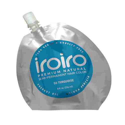 IROIRO Семи-перманентный краситель для волос 50 TURQUOISE Бирюзовый арт. 127200017