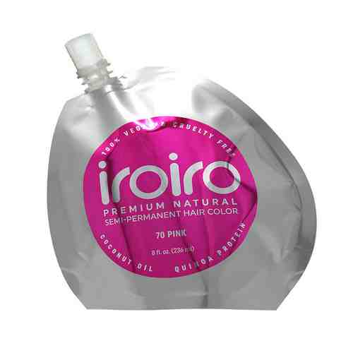 IROIRO Семи-перманентный краситель для волос 70 PINK Розовый арт. 127200019