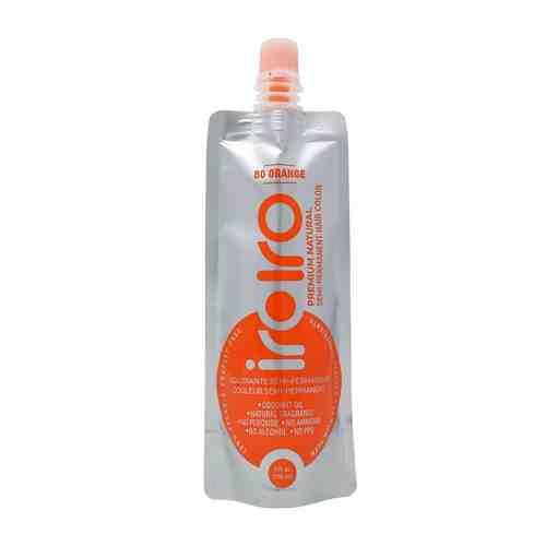 IROIRO Семи-перманентный краситель для волос 80 ORANGE Оранжевый арт. 127200051