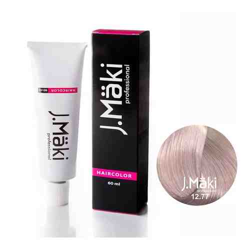 J.MAKI PROFESSIONAL Краситель для волос 12.77 Суперблонд интенсивный фиолетовый арт. 127301020