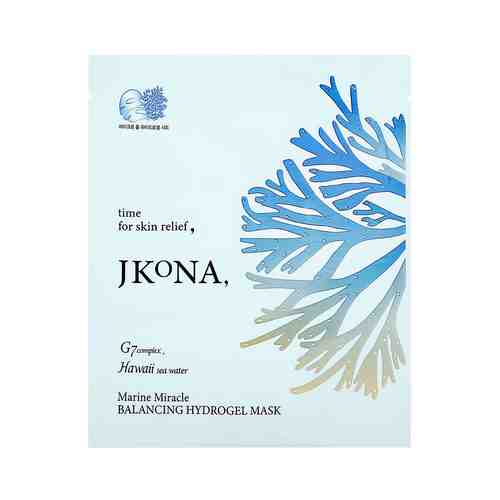 JKONA Маска для лица JKONA гидрогелевая с морским комплексом (увлажняющая) арт. 126200125
