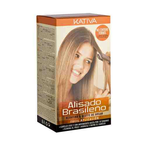 KATIVA Набор для кератинового выпрямления и восстановления волос с маслом Арганы KERATINA арт. 131500952