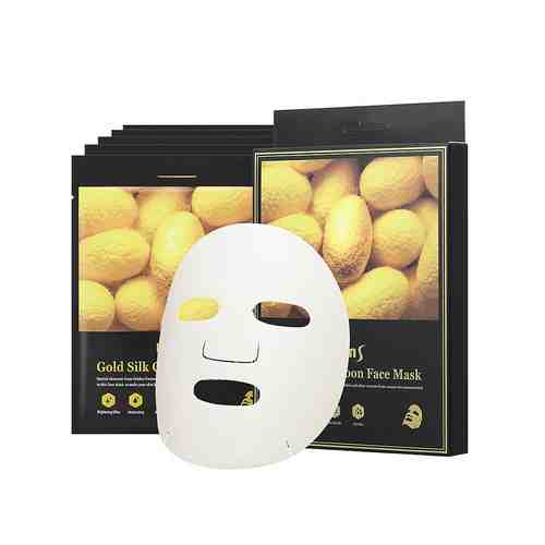 Kims Антивозрастная маска для лица с протеинами кокона шелкопряда Gold Silk Cocoon Face Mask арт. 125100257