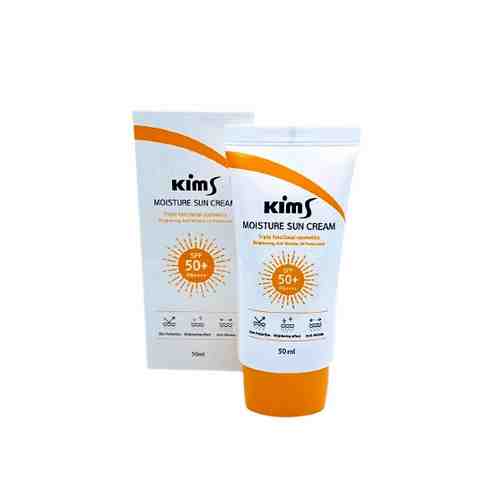 Kims Увлажняющий солнцезащитный крем для лица Moisture Sun Cream SPF 50+ PA++++ Triple Function арт. 134300707