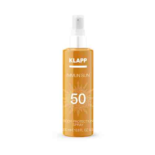 KLAPP Cosmetics Солнцезащитный спрей для тела IMMUN SUN Body Protection Spray SPF50 арт. 126100186