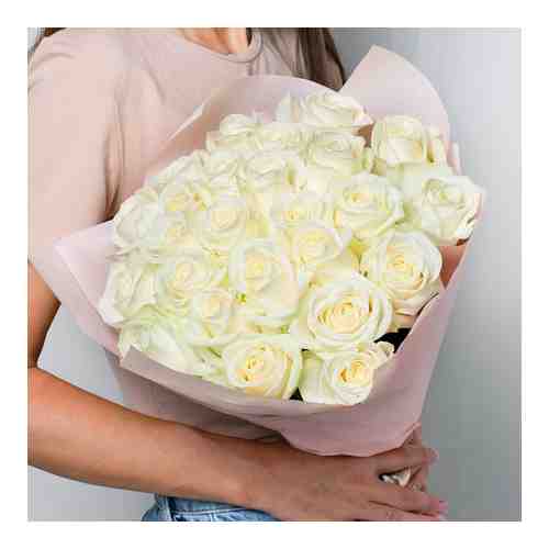 Л'Этуаль Flowers Букет из белоснежных роз 21 шт.(40 см) арт. flowwow59046060